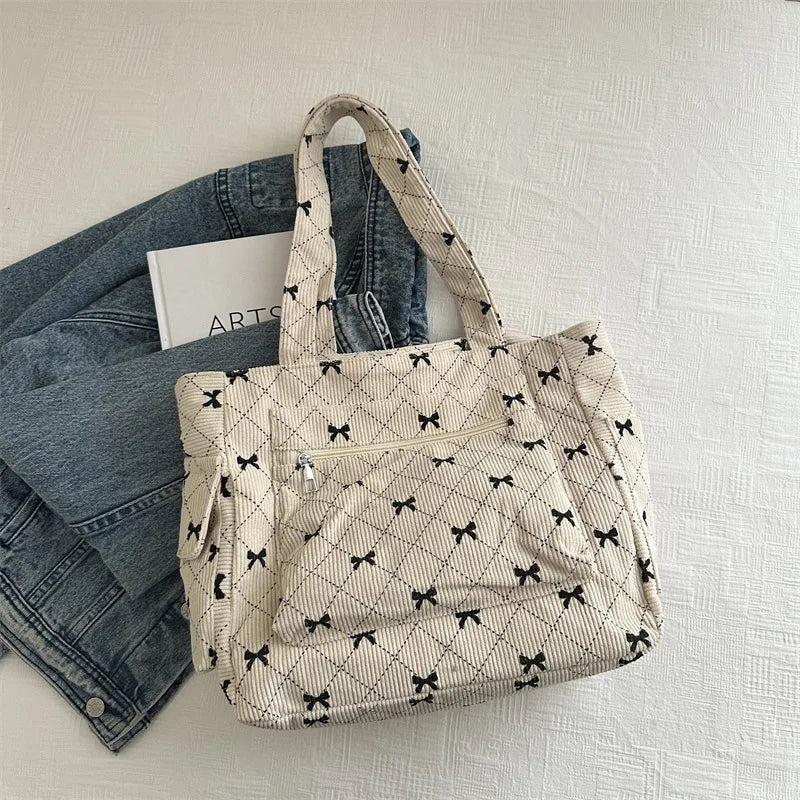 Levoire | Sac De Transport Rembourré Avec Motif À Nœuds Pour Femmes
