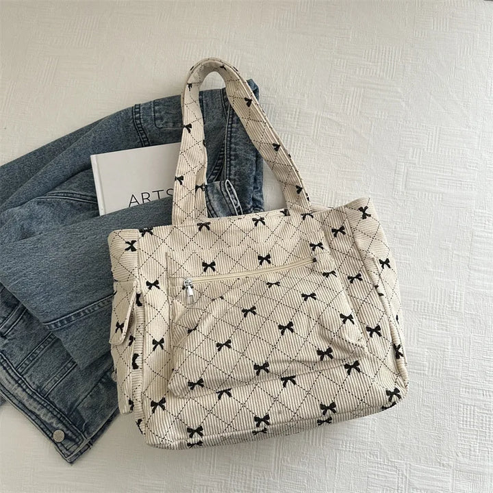 Levoire | Sac De Transport Rembourré Avec Motif À Nœuds Pour Femmes