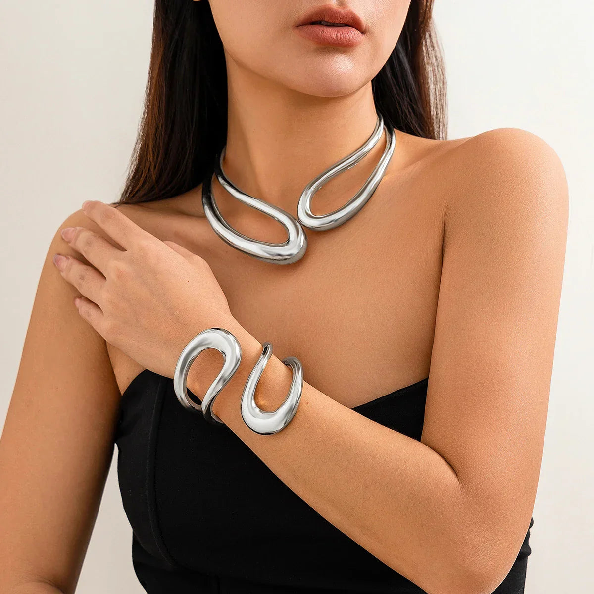Levoire | Grand Choker En Métal