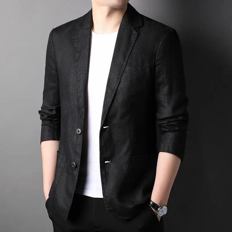 Levoire | Blazer Slim Fit Moderne Pour Hommes Pour Des Apparitions Élégantes Noir