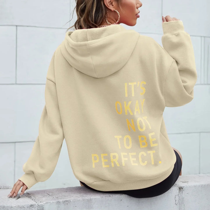 Levoire | Sweat À Capuche À Manches Longues Sans Fermeture Éclair Beige