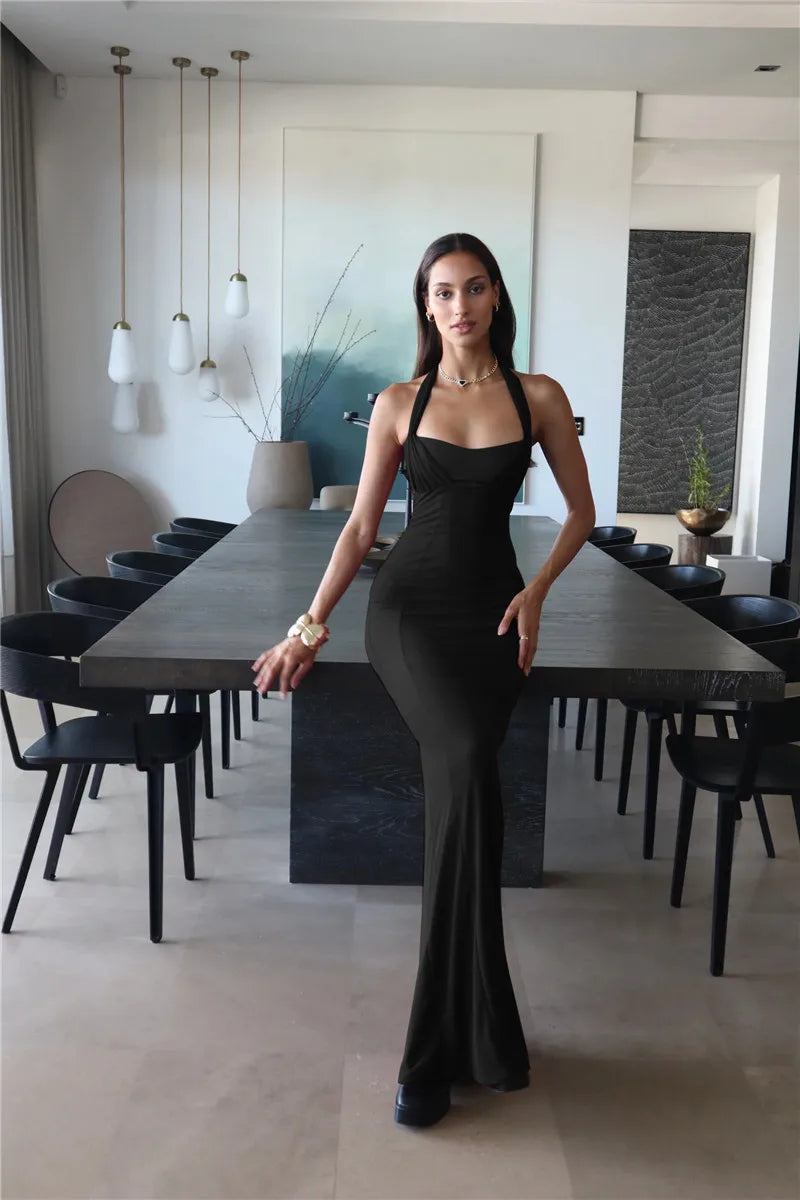 Levoire | Robes Maxi Dos Nu Décolleté