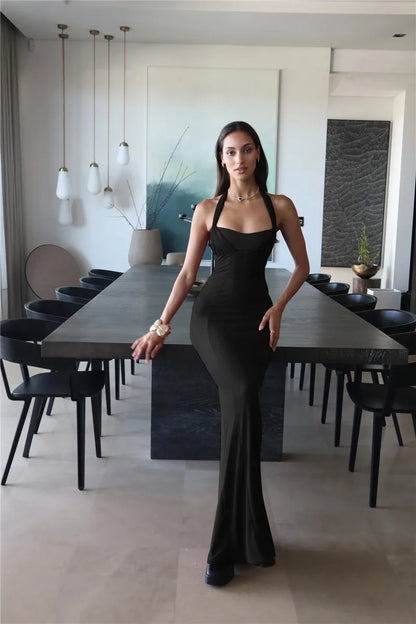 Levoire | Robes Maxi Dos Nu Décolleté