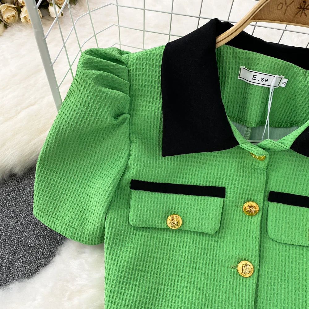 Levoire | Robe À Manches Bouffantes