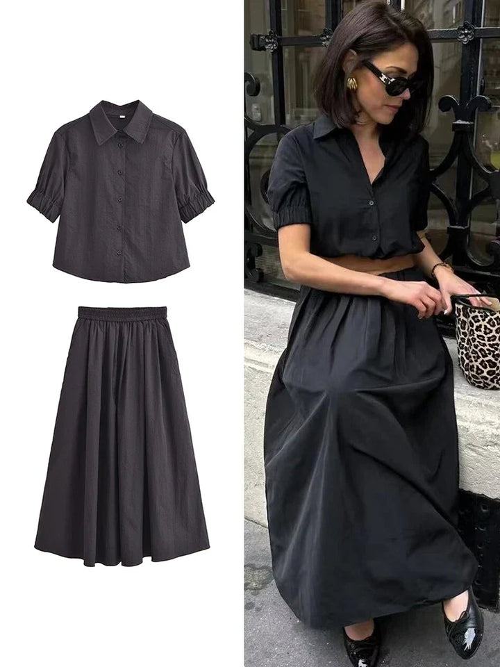 Levoire | Ensemble Classique Deux Pièces Noir