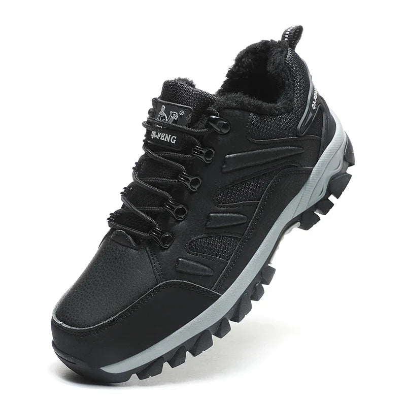 Levoire | Chaussures De Randonnée Isolées Pour Hommes Manteau noir