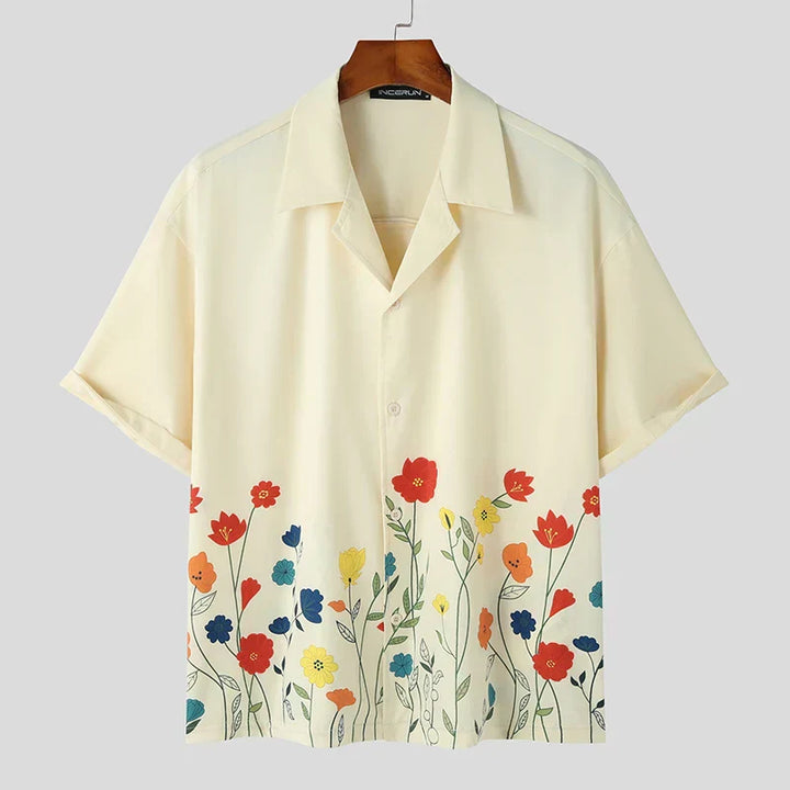 Levoire | Chemise À Fleurs À Manches Courtes