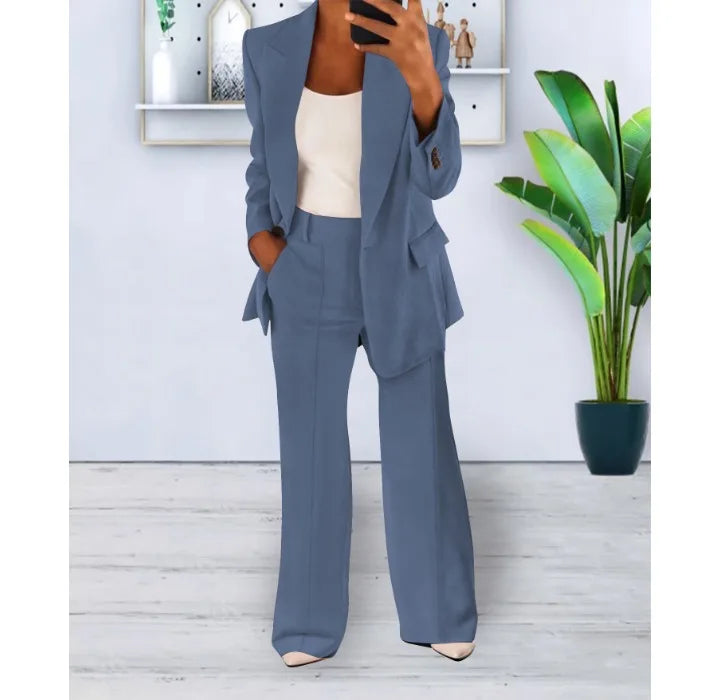 Levoire | Ensemble De Pantalon Élégant Et De Veste Pour Femmes
