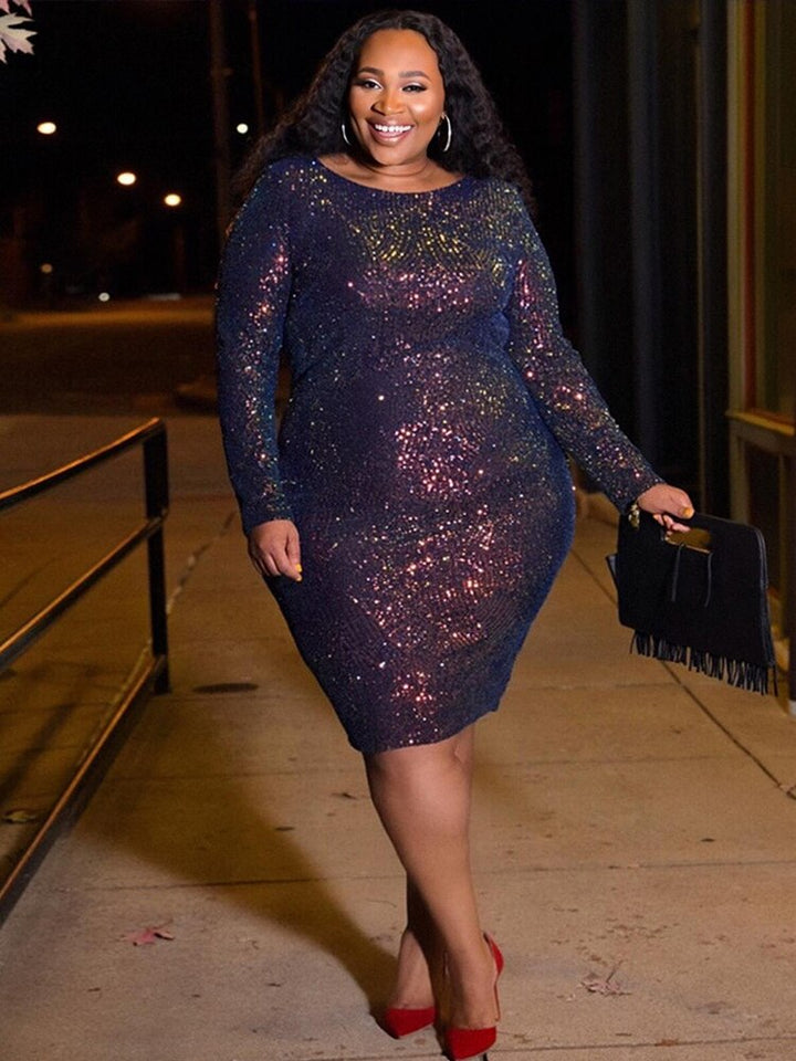 Levoire | Robe Longue À Paillettes Oversize