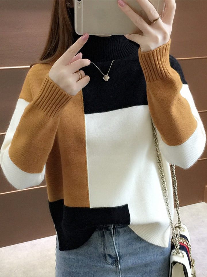 Levoire | Pull À Blocs De Couleur Confortable & Stylé