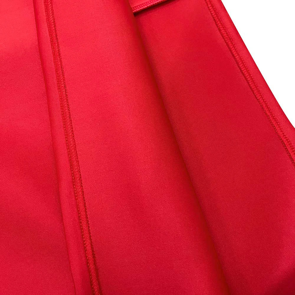 Levoire | Col Côté Bouffant Manches Courtes Robes Longues
