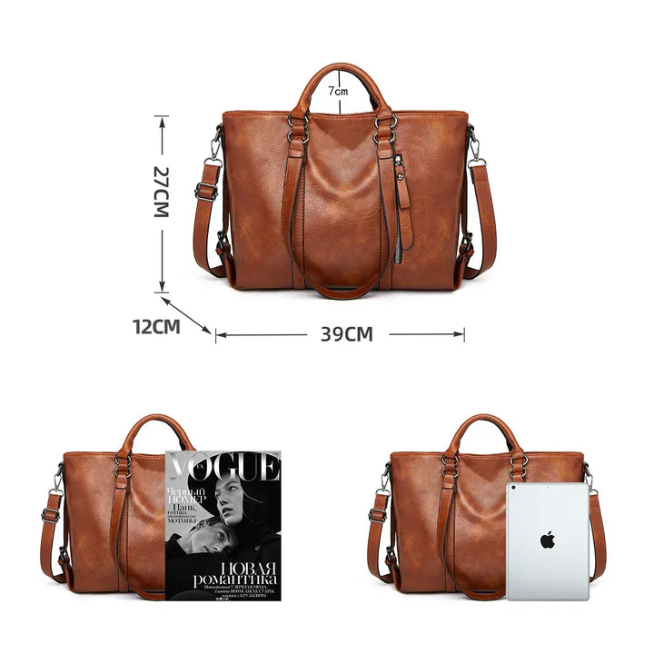 Levoire | Sac À Bandoulière En Cuir De Grande Capacité