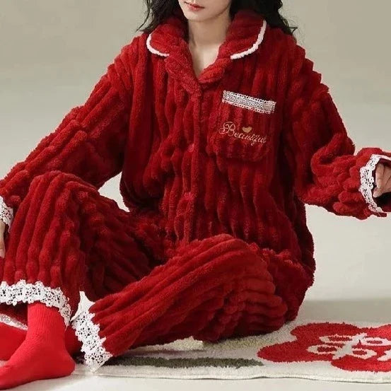 Levoire | Puchata Pyjamas Chauds Pour elle