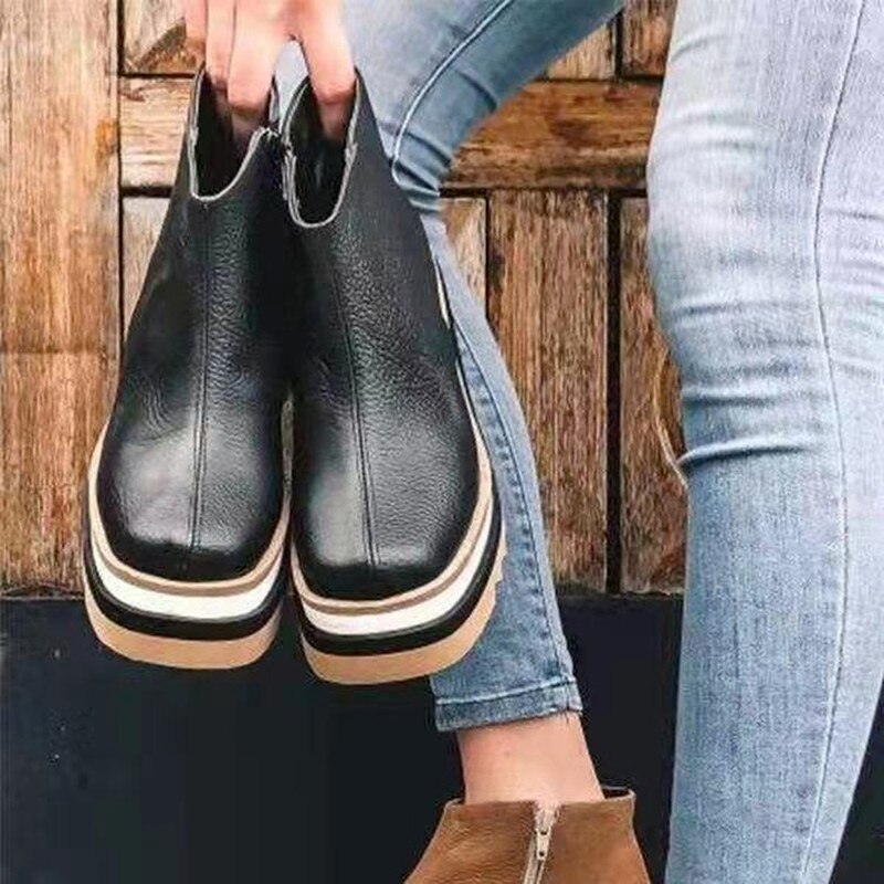 Levoire | Chaussures Basses Élégantes Pour Femmes Avec Zip Et Talon Haut