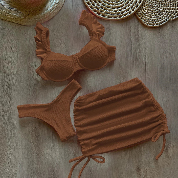 Levoire | Ensemble De Maillot De Bain Bikini 2 Pièces Avec Jupe 4
