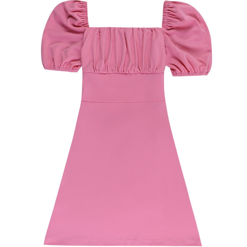 Levoire | Manchette Bouffante Ouverture Au Dos Robe Mini