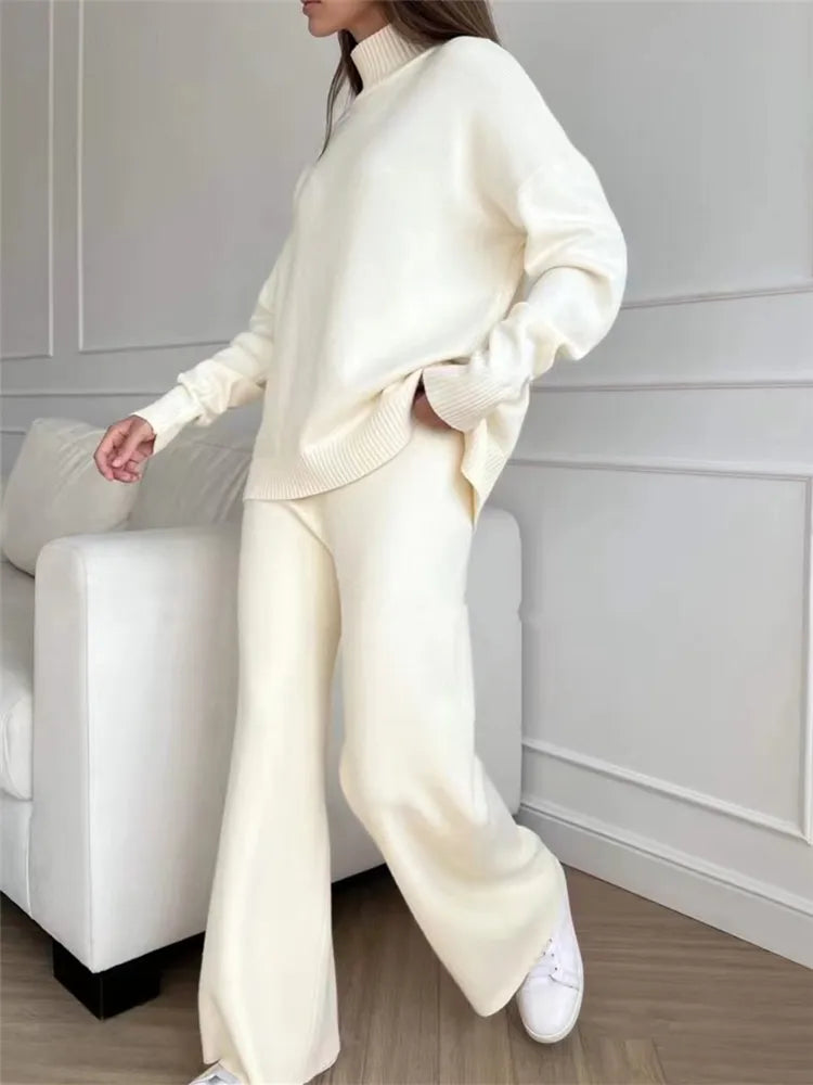 Levoire | Ensemble En Tricot Blanc