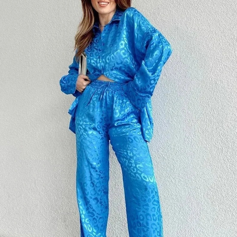Levoire | Ensemble De Vêtements À La Maison Deux Pièces Bleu