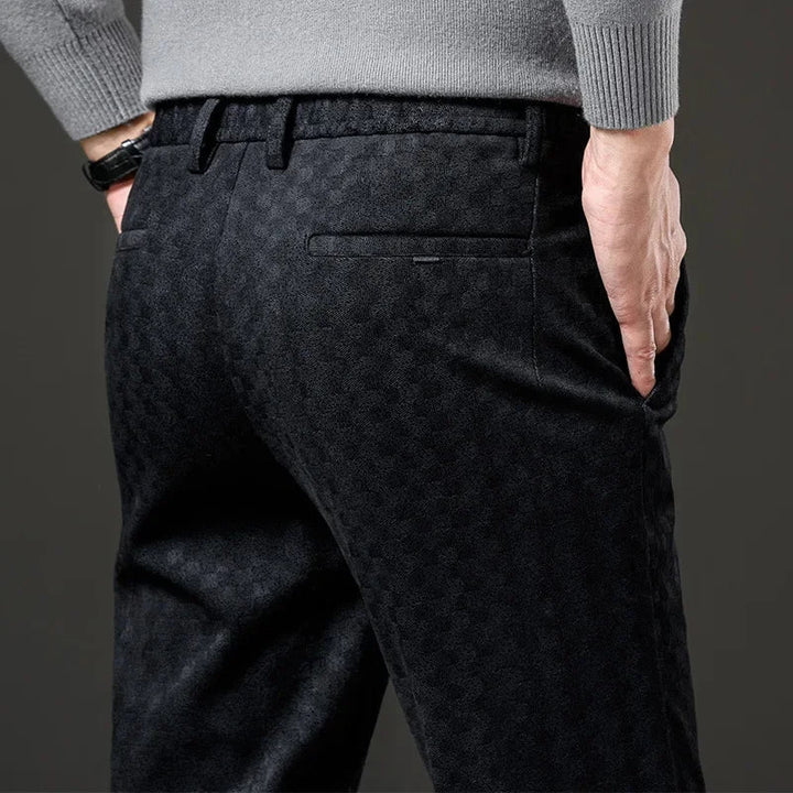Levoire | Pantalon En Velours Côtelé À Carreaux