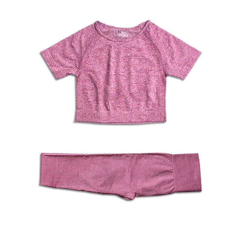 Levoire | Ensemble De Sport Complet Avec T-Shirt Et Leggings Rosarot