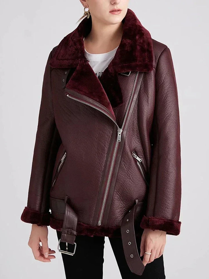 Levoire | Veste chaude en similicuir