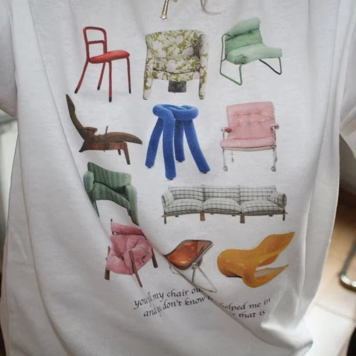 Levoire | Chemise Esthétique Artistique Avec Imprimé