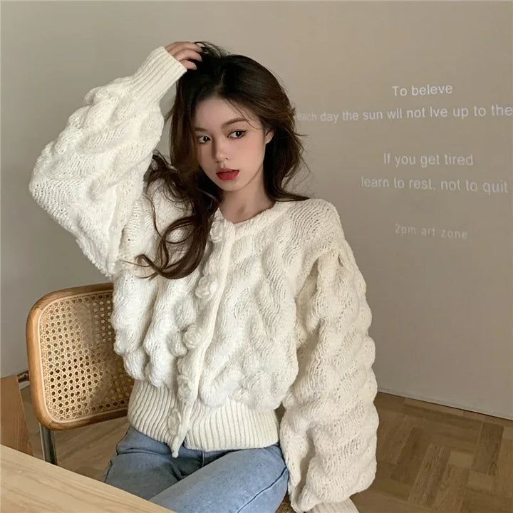 Levoire | Pull Avec Manches Bouffantes