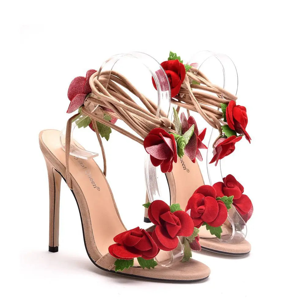 Levoire | Talon Haut Satin Rose