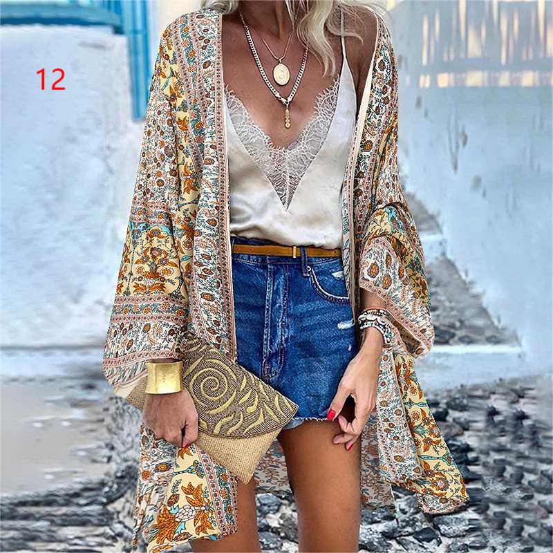 Levoire | Blouse Florale Décontractée Lâche Plage