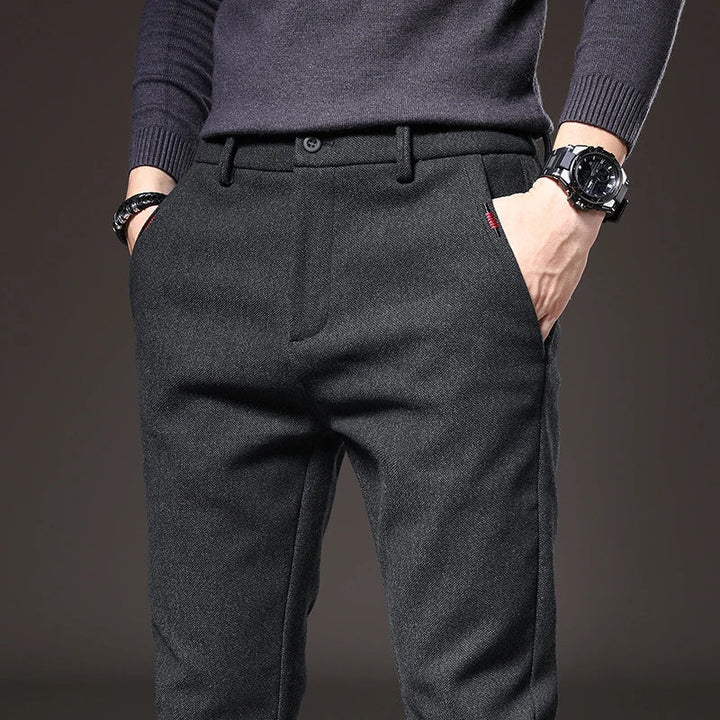 Levoire | Pantalon Slim Fit Élégant Et Polyvalent Noir
