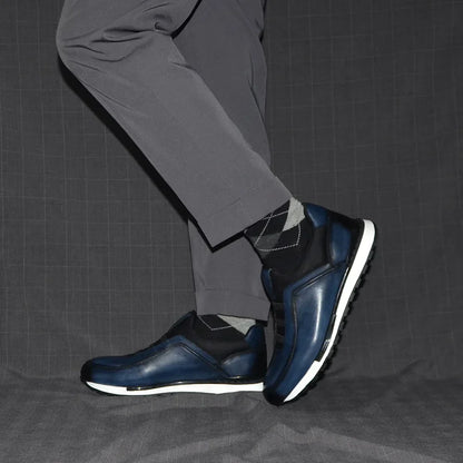 Levoire | Baskets Pour Hommes Cuir De Vache Fait Main Confort Decontracte