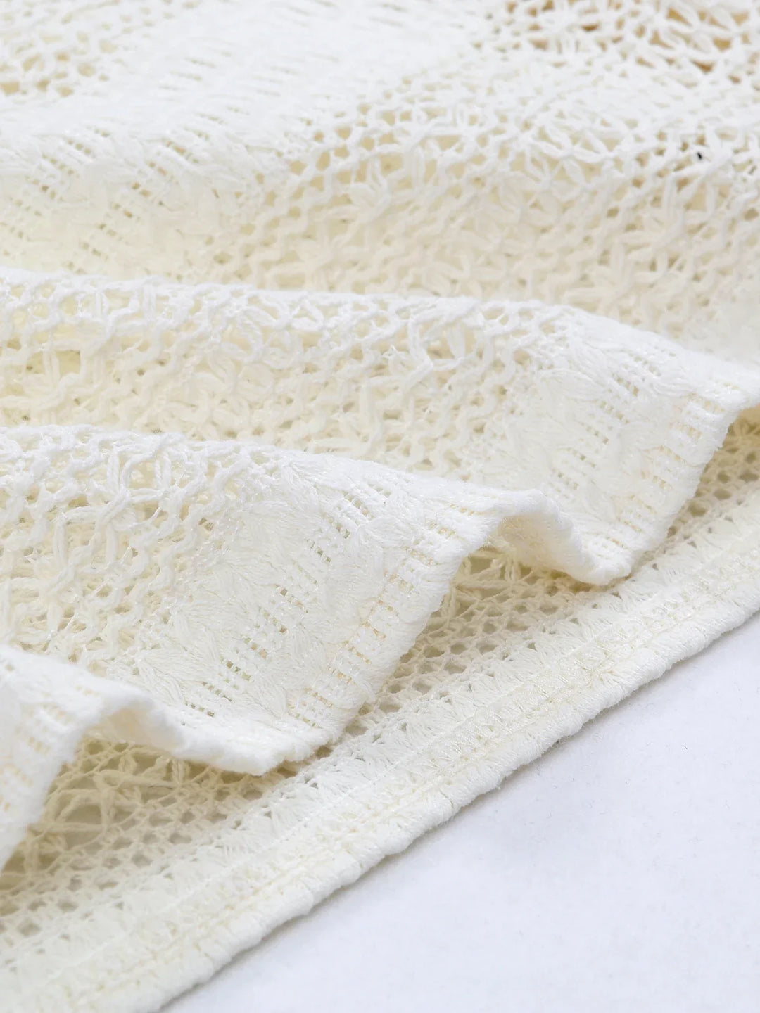 Levoire | Robe Mini/Longue À Col Cheminée Tricotée Frangée