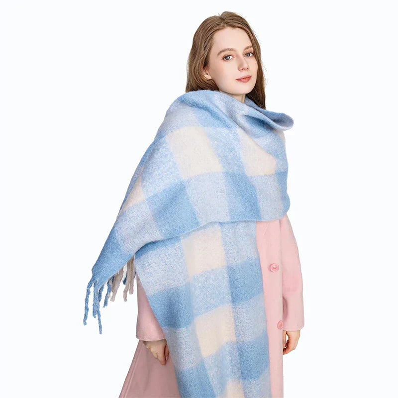 Levoire | Écharpe De Luxe En Cachemire Pour Femme Avec Franges