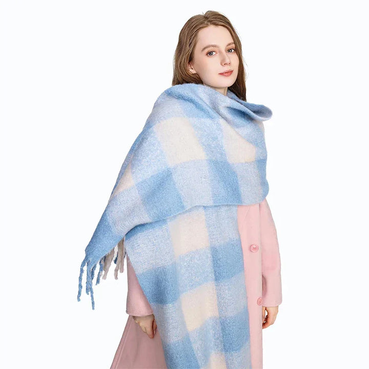 Levoire | Écharpe De Luxe En Cachemire Pour Femme Avec Franges