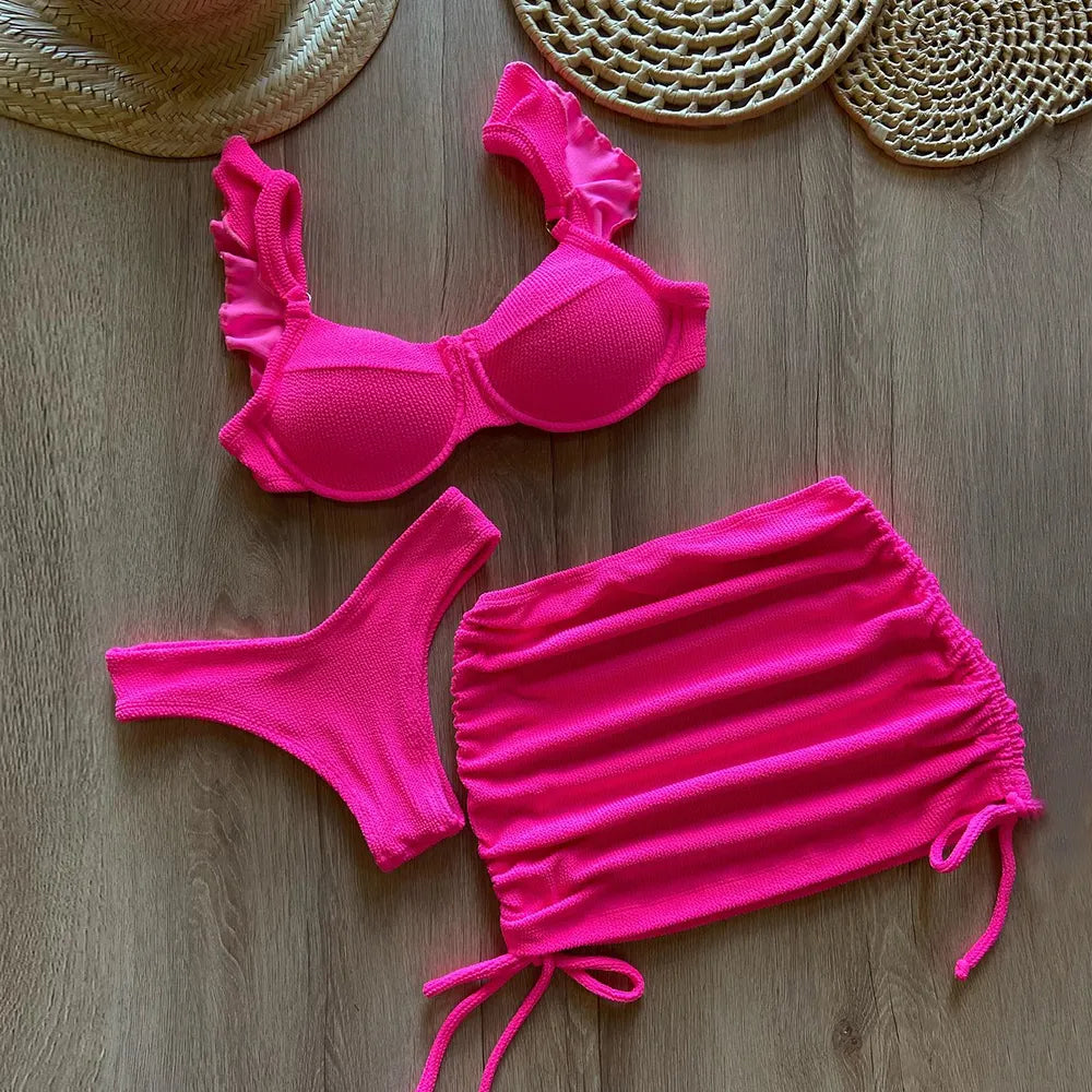 Levoire | Ensemble De Maillot De Bain Bikini 2 Pièces Avec Jupe 1