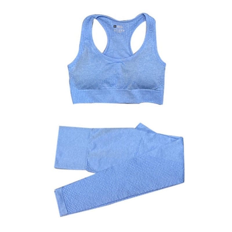 Levoire | Vêtements De Sport Complets Avec Leggings Bleu