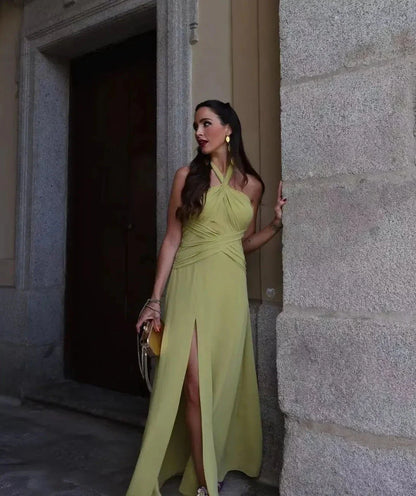 Levoire | Col Rond Dos Sidé Fente Maxime Robe