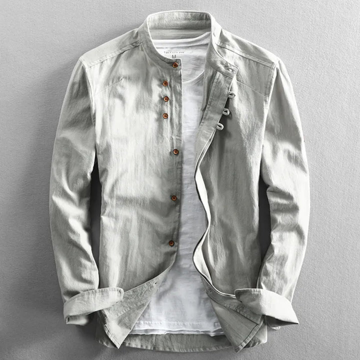 Levoire | Chemise "Katana" Japonaise Pour Hommes Gris