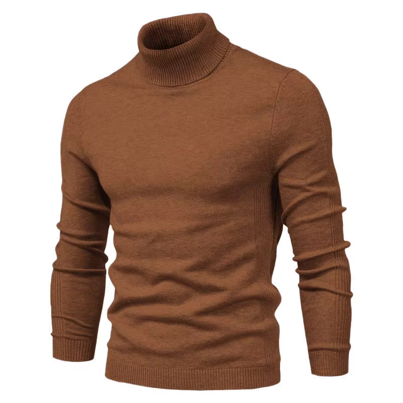 Levoire | Pull à col roulé en cachemire luxueux Braun