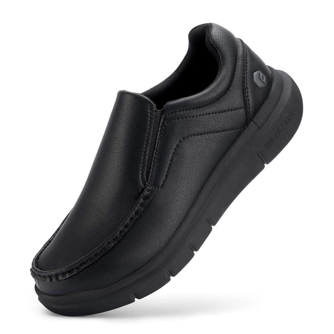 Levoire | Chaussures À Glissière Pour Hommes En Cuir À Coupe Large