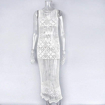 Levoire | Robe Maxi Holli Transparente Crochet