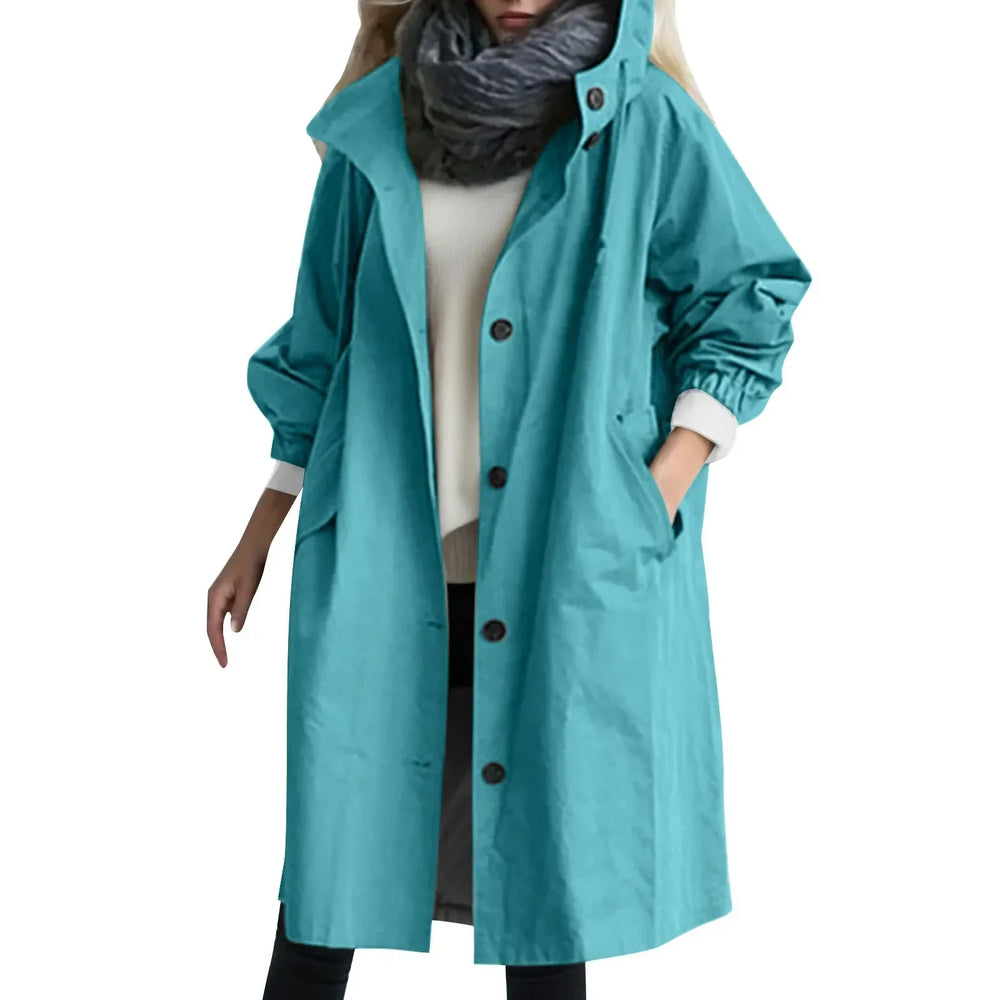 Levoire | Trench-Coat Polyvalent Pour La Transition Bleu clair