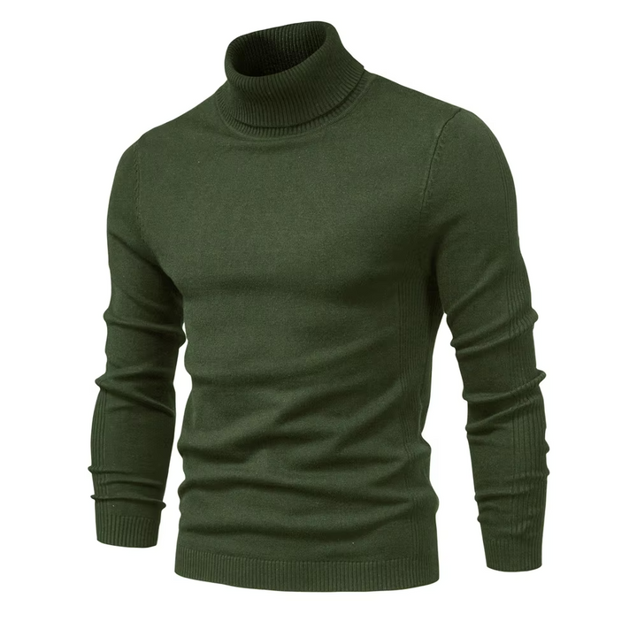 Levoire | Pull à col roulé en cachemire luxueux Vert