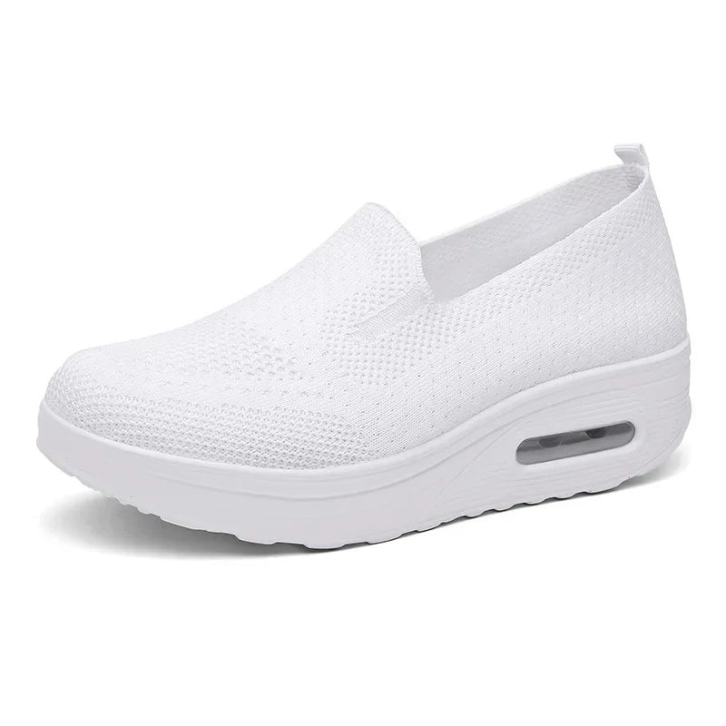 Levoire | Chaussures Compensées Légères Blanc