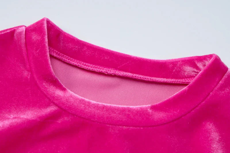 Levoire | Velours Manches Longues Gants Simples