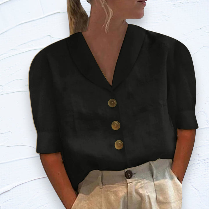 Levoire | Chemise De Location Avec Col Noir