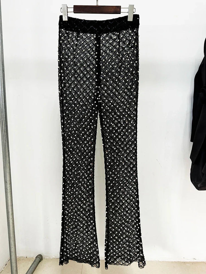 Levoire | Applications Perles Le pantalon noir