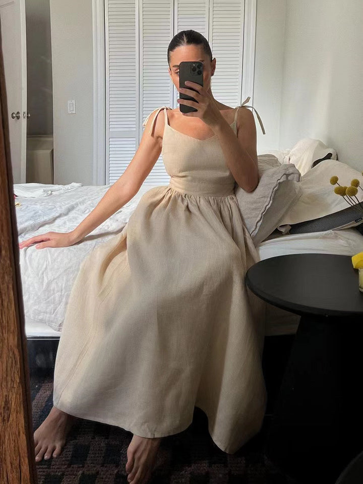 Levoire | Robe D'Été Respirante En Lin Pour Femmes