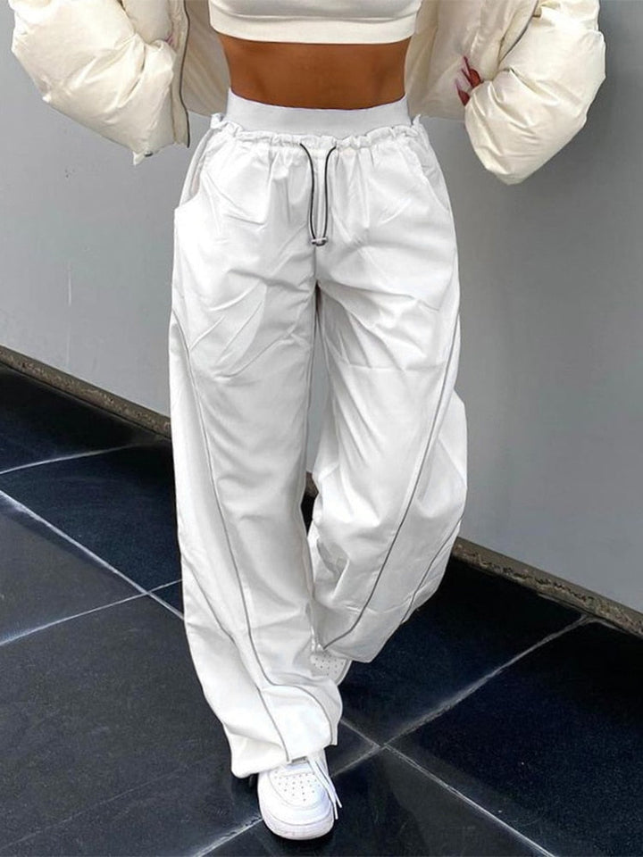 Levoire | Pantalon Baggy Design De Streetwear Unique Blanc
