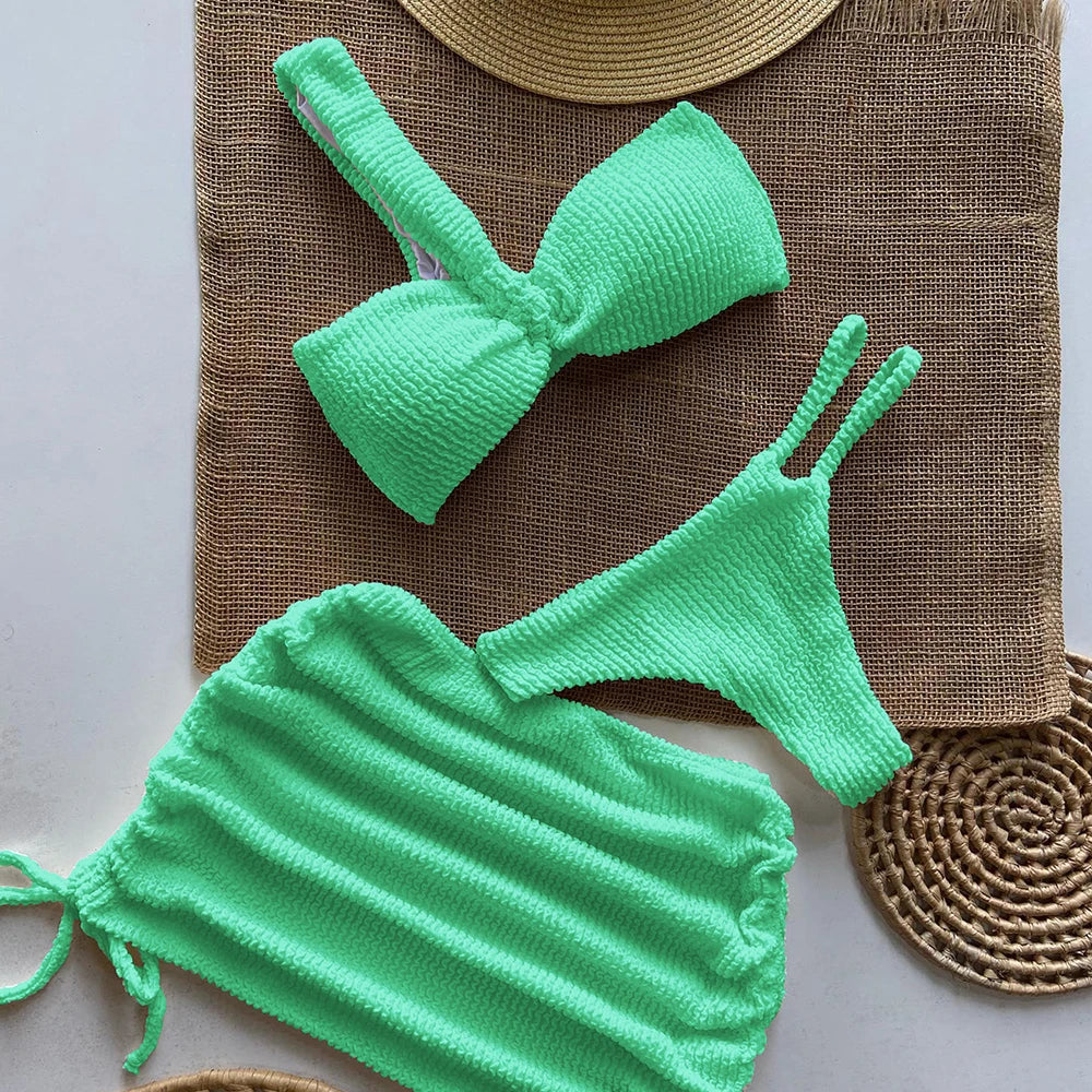 Levoire | Ensemble De Maillot De Bain Deux Pièces Avec Jupe De Plage 2